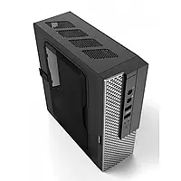 Корпус mini ITX GameMax ST102-200W BS c блоком питания с боковым стеклом Черный