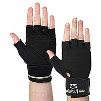 Перчатки для фитнеса и тяжелой атлетики TAPOUT SB168511 размер S цвет черный