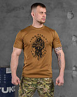 Тактическая потоотводящая футболка койот Oblivion tactical berserk, военная футболка койот для ЗСУ