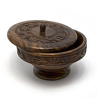 Дерев'яна скринька кругла