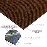 Самоклеюча плитка під ковролін темно-коричнева 600х600х4мм SW-00001127, фото 2
