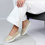 Зручні м'які жіночі бежеві мокасини з перфорацією колір в асортименті взуття жіноче, фото 6
