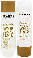 Набір Luxliss keratin smoothing Daily care (шампунь 250 мл, кондиціонер 200 мл)