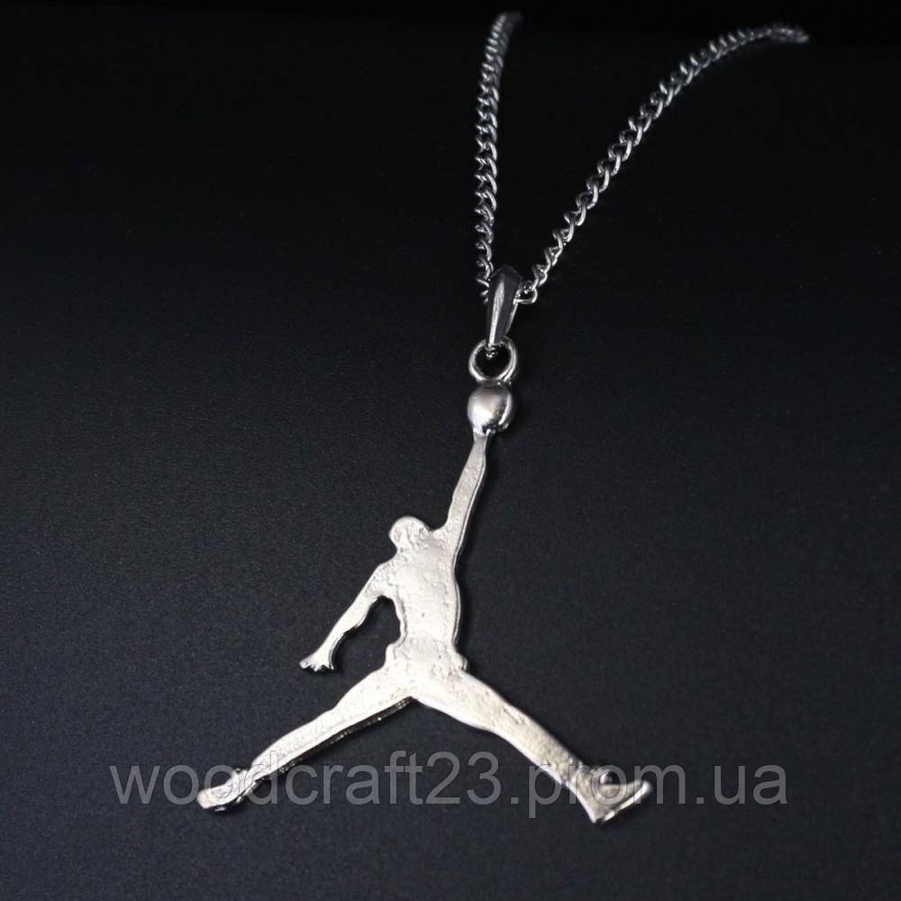 Підвіска Nike Jordan, Чоловічий кулон зі сталі на шию нержавіюча сталь, Ланцюжок найк