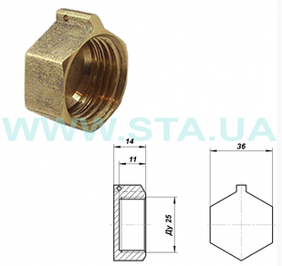 Заглушка 1" В STA34500/2064