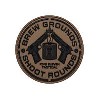 Нашивка "5.11 Tactical Brew Grounds Patch"(Размер: единственный)(1299295648755)