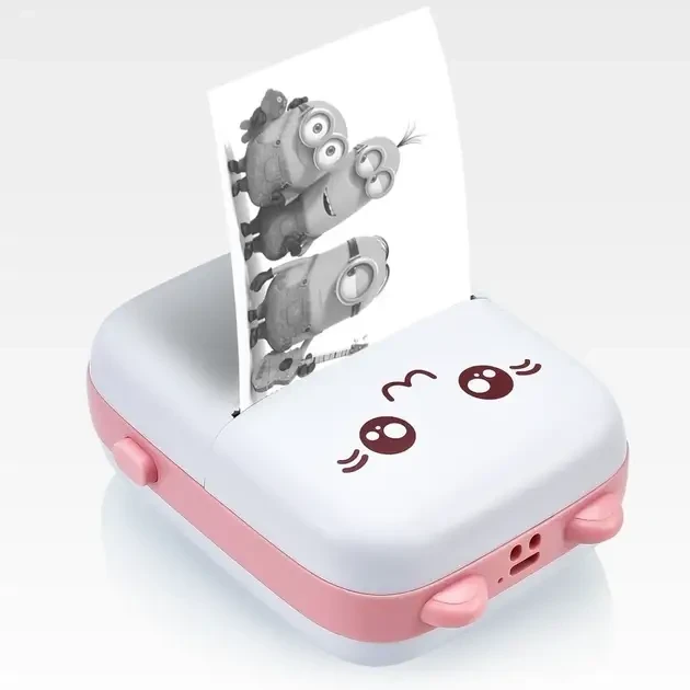 "Mini Printer: детский термопринтер в розовом цвете для творчества и развития!" - фото 1 - id-p2133413956