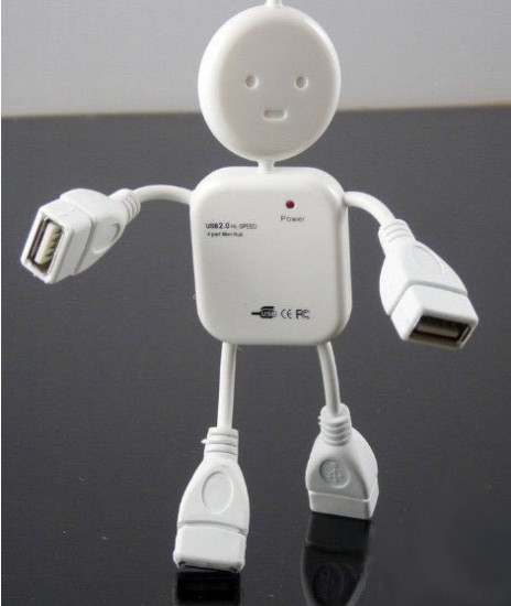 USB хаб hub 2.0 4 порти Людина Voltronic, фото 1