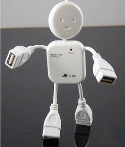 USB хаб hub 2.0 4 порти Людина Voltronic