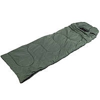 Спальний мішок-ковдра з капюшоном CHAMPION Winter SY-9933 колір оливковий