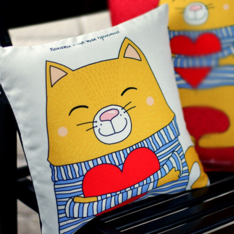 Подушка Кохати - це так приємно 40х40 см, фото 1