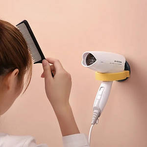 Тримач для фену в ванну кімнату WW00719 (Жовтий)