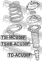 Проставка под пружины нижняя Highlander/RX 00-08, FEBEST (TSIMCU30F)