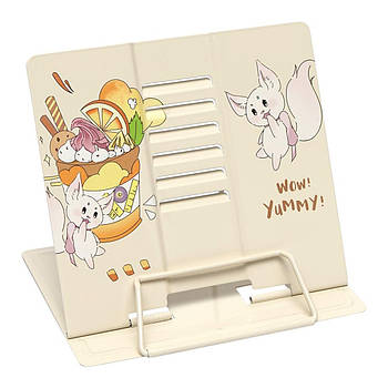 Цільнометалева підставка для великого підручника з малюнком Котят із солодощами LTS-8187