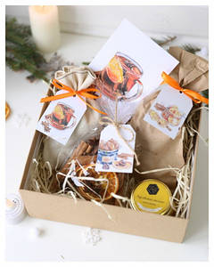 Подарунковий набір Жовтогарячий