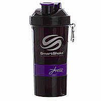 Шейкер 3-х камерный SMART SHAKER SIGN JAY CUTLER 6020027 600мл черный-фиолетовый