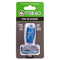 Свисток судейский пластиковый MICRO FOX40-MICRO цвет синий