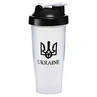 Шейкер с венчиком Zelart UKRAINE FI-9931 цвет прозрачный-черный