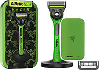 Станок для гоління чоловічий (Бритва) Gillette Labs Razer edition 5 лез + 2 картриджа з підставкою та кейсом