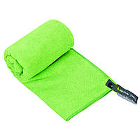 Полотенце спортивное TRAVEL TOWEL 4Monster T-SQT цвет серый Зеленый