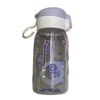 Бутылка-поилка детская Stenson R92031 пластиковая с трубочкой 400мл