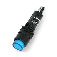 Сигнальная лампа 230 В AC - 8 мм - синяя