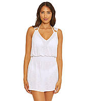 Туніка BECCA By Rebecca Virtue Breezy Basics Ring Dress Cover-Up White, оригінал. Доставка від 14 днів