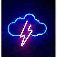 Ночной светильник Neon Lamp series Ночник Lightning от магазина style & step