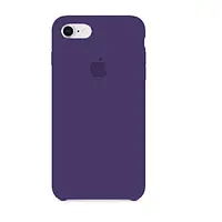 Чехол SIlicone Case для iPhone 7/8 protective matte cover dark purple