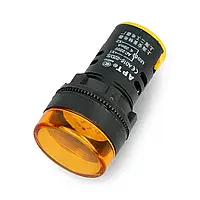 Сигнальная лампа 230 В AC - 28 мм - желтая