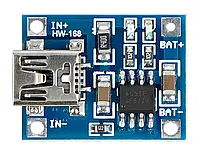 Li-Pol TP4056 Зарядное устройство одноячеечное 1S 3.7V miniUSB