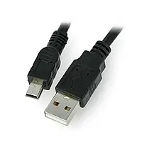 Кабель MiniUSB B - A 2.0 Lanberg 1,8 м - черный