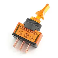 Выключатель ASW-14D 12В / 20А с подсветкой - оранжевый