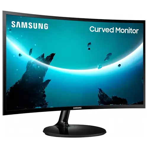 Монитор 24" VA Samsung LS24C360EAIXCI безрамочный/изогнутый экран ...