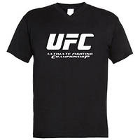 Мужская футболка с V-образным вырезом UFC
