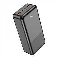 Power Bank 30000 mAh | 22.5W Hoco J108B Повербанк Black от магазина style & step