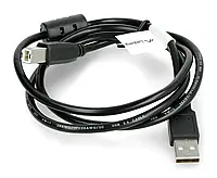 Кабель USB A - B 2.0 Lanberg - с ферритовым фильтром - черный 1м