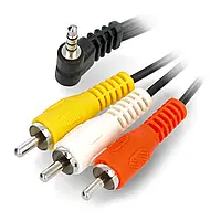 Кабель Jack 3,5 мм 4-pin - 3x RCA - 2,5 м