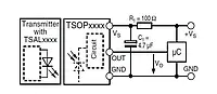 Інфрачервоний приймач TSOP31236 - 36 кГц