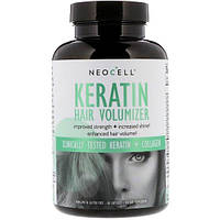 Комплекс для кожи волос ногтей Neocell Keratin Hair Volumizer 60 Caps SX, код: 7571688