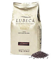 Чорний шоколад IVORY COAST 55% Lubeca, калети (100 г)