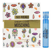 Moschino Cheap and Chic So Real 1 мл - туалетная вода (edt), пробник