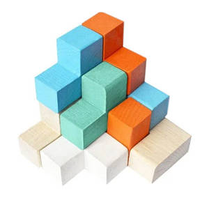 Головоломка куб Igroteco 900170 P з дерева Склади куб на 9 деталей (900170-RT)