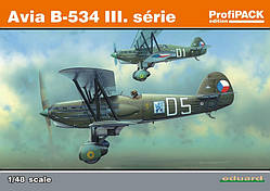 Збірна модель 1:48 винищувача Avia B.534 III