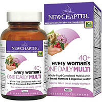 Витаминно-минеральный комплекс New Chapter 40+ Every Woman's One Daily Multi 48 Tabs PR, код: 7520900