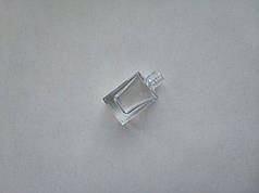 9.5 - 10 мл Куб флакончик скляний прозорий сам окремо, пляшка, атомайзер, флакон, ємкість, пляшечка