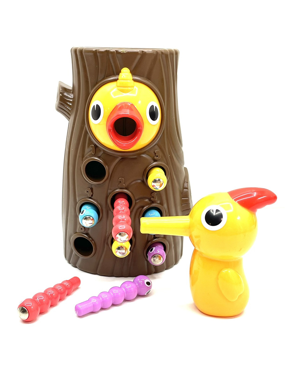 Гра магнітна Limo Toy Нагодуй дятла пташка і 8 черв'ячків (FT 0015)
