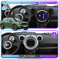 Al Штатна магнітола для MINI Countryman I 2010-2016 екран 9" 6/128Gb 4G Wi-Fi GPS Top Android
