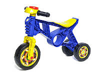 Дитячий біговел Мотоцикл ORION 42х59х29 см Синій з жовтим (171/1)