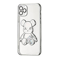 Чехол Shining Bear Case iPhone 11 Pro Max Silver